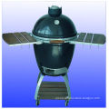 Barbecue Cookers, Ceramic Kamado Grill, Oval Big Green Egg Coven For Outdoor Bbq